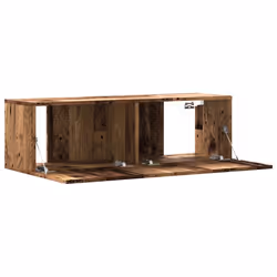 vidaXL TV Cabinet Entertainment Centre Media TV Unit TV Stand Engineered Wood - old wood, 1 pcs - Additional view 6