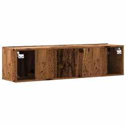 vidaXL Wall Mounted TV Cabinet Floating TV Stand Old Wood Engineered Wood - Additional view 5