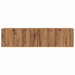 vidaXL Wall Mounted TV Cabinet Floating TV Unit Artisan Oak Engineered Wood