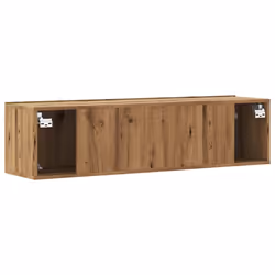 vidaXL Wall Mounted TV Cabinet Floating TV Unit Artisan Oak Engineered Wood - Additional view 5