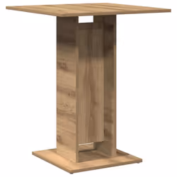 vidaXL Bistro Table Bar Pub Table Patio Outdoor Dining Table Engineered Wood - artisan oak