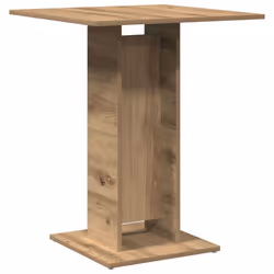 vidaXL Bistro Table Bar Pub Table Patio Outdoor Dining Table Engineered Wood - artisan oak - Additional view 4