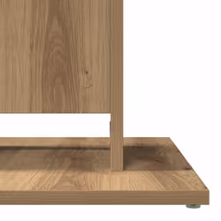 vidaXL Bistro Table Bar Pub Table Patio Outdoor Dining Table Engineered Wood - artisan oak - Additional view 7