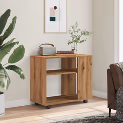 vidaXL Side Table Hallway End Sofa Table Coffee Couch Table Engineered Wood - artisan oak