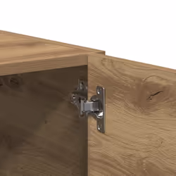 vidaXL Wall Mounted Cabinet Floating Wall Storage Cabinet Engineered Wood - artisan oak - Additional view 7