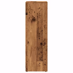 vidaXL Bathroom Cabinet Cupboard Storage Rack Washer Shelf Engineered Wood - old wood - Additional view 4