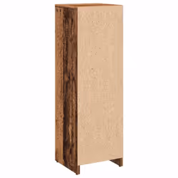 vidaXL Bathroom Cabinet Cupboard Storage Rack Washer Shelf Engineered Wood - old wood - Additional view 5