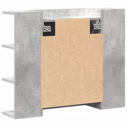 vidaXL Bathroom Mirror Cabinet Concrete Grey 80x20.5x64 cm Engineered Wood - Additional view 5