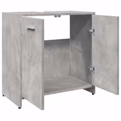 vidaXL Bathroom Sink Cabinet Concrete Grey 60x33x60 cm Engineered Wood - Additional view 5