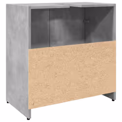 vidaXL Bathroom Sink Cabinet Concrete Grey 60x33x60 cm Engineered Wood - Additional view 7