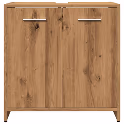 vidaXL Bathroom Cabinet Engineered Wood Cupboard Organiser Board Multi Colours - artisan oak - Additional view 4