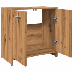 vidaXL Bathroom Cabinet Engineered Wood Cupboard Organiser Board Multi Colours - artisan oak - Additional view 5