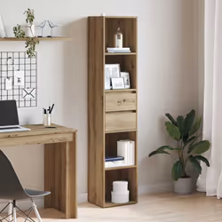 vidaXL Book Cabinet Artisan Oak 36x30x171 cm Engineered Wood bookcase - Additional view 2
