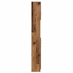 vidaXL Bathroom Cabinet Cupboard Storage Rack Washer Shelf Engineered Wood - old wood - Additional view 4
