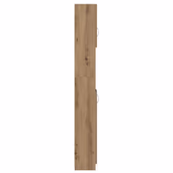 vidaXL Bathroom Cabinet Cupboard Storage Rack Washer Shelf Engineered Wood - artisian oak - Additional view 4