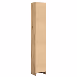 vidaXL Bathroom Cabinet Cupboard Storage Rack Washer Shelf Engineered Wood - artisian oak - Additional view 5