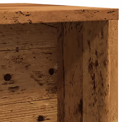vidaXL Coffee Table Side Table End Accent Telephone Sofa Table Engineered Wood - old wood - Additional view 7