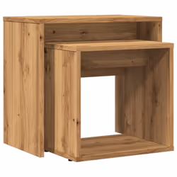 vidaXL Coffee Table Side Table End Accent Telephone Sofa Table Engineered Wood - artisan oak - Additional view 6