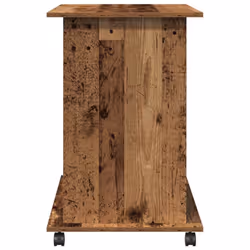 vidaXL Computer Desk Chipboard PC Laptop Table Desk Workstation Multi Colours - old wood - Additional view 4