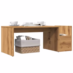 vidaXL Coffee Table Chipboard Couch Sofa Table Side End Tea Desk Multi Colours - artisan oak