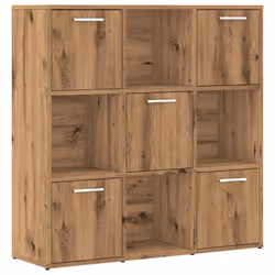 VidaXL 856059, Oak, 9 shelves, Wood, Wood, 900 mm, 280 mm