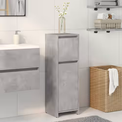 vidaXL Bathroom Cabinet Concrete Grey 30x30x95 cm Engineered Wood - Additional view 2