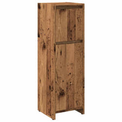 vidaXL Bathroom Cabinet Washroom Storage Cabinet Cupboard Engineered Wood - old wood