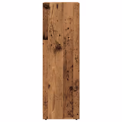 vidaXL Bathroom Cabinet Washroom Storage Cabinet Cupboard Engineered Wood - old wood - Additional view 4