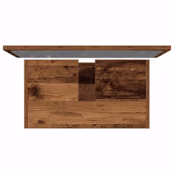 vidaXL Bathroom Furniture Set Vanity Unit Organiser Cabinet Engineered Wood - old wood - Additional view 5