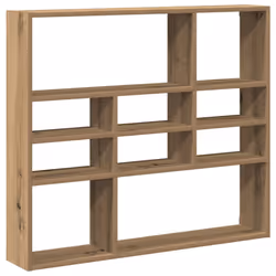 vidaXL Wall Shelf Artisan Oak 90x16x78 cm Engineered Wood floating shelf