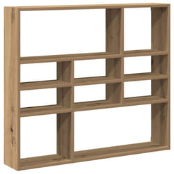 vidaXL Wall Shelf Artisan Oak 90x16x78 cm Engineered Wood floating shelf