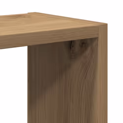 vidaXL Wall Shelf Artisan Oak 90x16x78 cm Engineered Wood floating shelf - Additional view 6