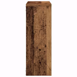 vidaXL Wall Shelf Wall-Mounted Shelf Storage Display Rack Engineered Wood - old wood - Additional view 4