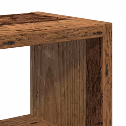 vidaXL Wall Shelf Wall-Mounted Shelf Storage Display Rack Engineered Wood - old wood - Additional view 6