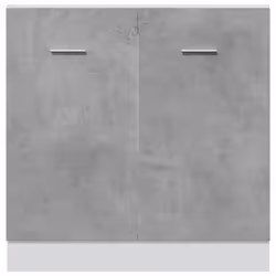 vidaXL Sink Bottom Cabinet Kitchen Cabinet Unit Concrete Grey Engineered Wood - Additional view 4