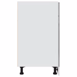 vidaXL Drawer Bottom Cabinet Kitchen Cabinet Concrete Grey Engineered Wood - Additional view 4