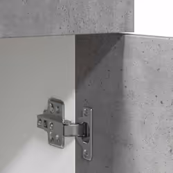 vidaXL Drawer Bottom Cabinet Kitchen Cabinet Concrete Grey Engineered Wood - Additional view 8