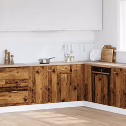 vidaXL Drawer Bottom Cabinet Kitchen Cabinet Unit Old Wood Engineered Wood