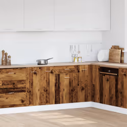 vidaXL Drawer Bottom Cabinet Kitchen Cabinet Unit Old Wood Engineered Wood