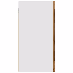 vidaXL Hanging Glass Cabinet Wall Mounted Cabinet Old Wood Engineered Wood - Additional view 5