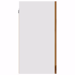 vidaXL Hanging Glass Cabinet Wall Mounted Cabinet Artisan Oak Engineered Wood - Additional view 5