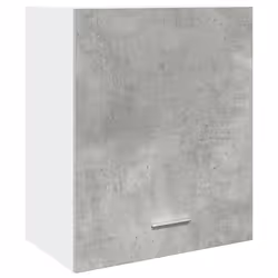 vidaXL Hanging Cabinet Wall Storage Cabinet Concrete Grey Engineered Wood