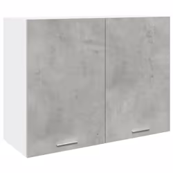 vidaXL Hanging Cabinet Wall Storage Cabinet Concrete Grey Engineered Wood