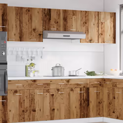 vidaXL Hanging Cabinet Storage Cupboard Side Cabinet Old Wood Engineered Wood - Additional view 2