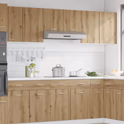 vidaXL Hanging Cabinet Storage Cupboard Cabinet Artisan Oak Engineered Wood