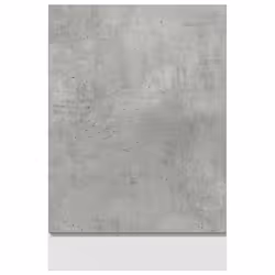 vidaXL Dishwasher Panel Concrete Grey 45x3x67 cm cm panel front panel