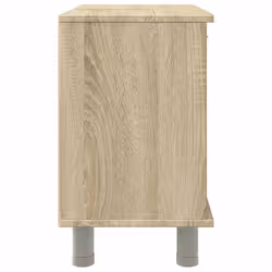 vidaXL Bathroom Cabinet Sink Cupboard Vanity Unit Sonoma Oak Engineered Wood - Additional view 5