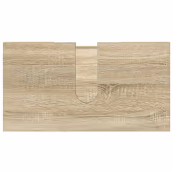 vidaXL Bathroom Cabinet Sink Cupboard Vanity Unit Sonoma Oak Engineered Wood - Additional view 7