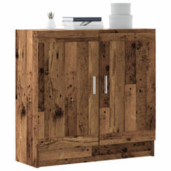 vidaXL Book Cabinet Bookcase Storage Rack Bookshelf Old Wood Engineered Wood