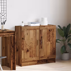 vidaXL Book Cabinet Bookcase Storage Rack Bookshelf Old Wood Engineered Wood